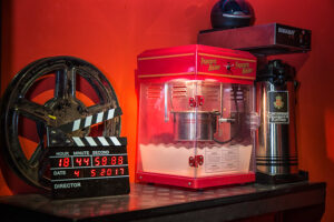 Popcornmaschine und Kaffeeautomat
